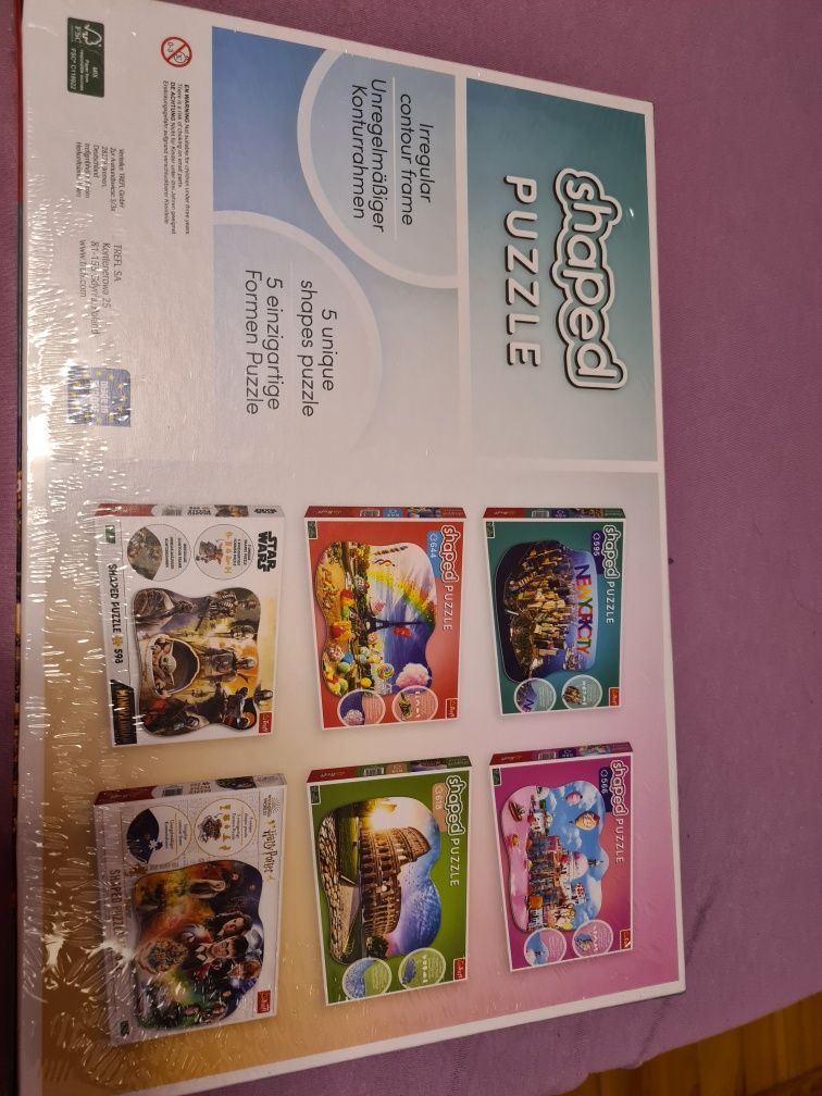 Puzzle shaped Trefl 595 elementów