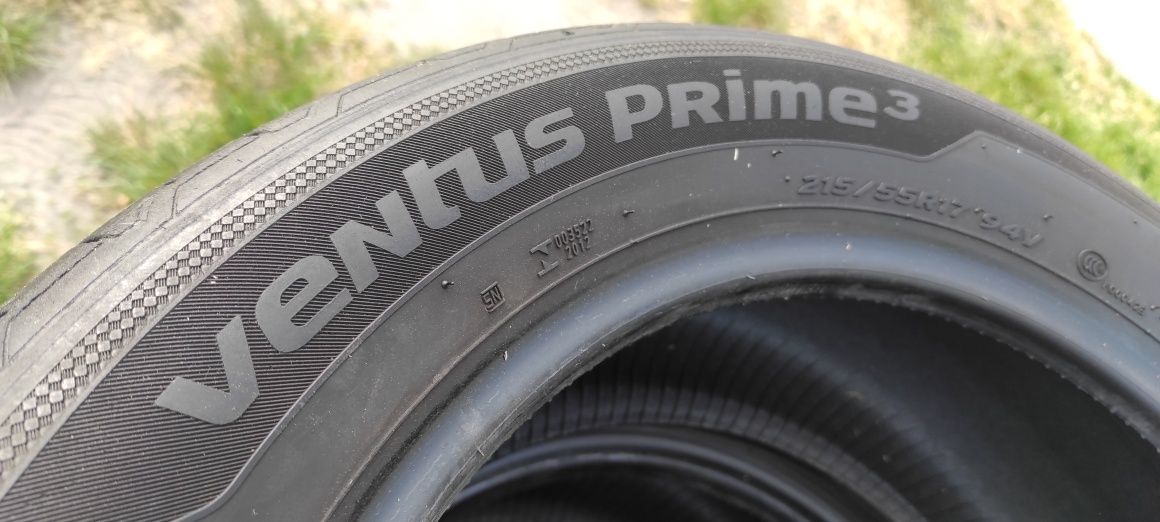Opony letnie z 2018r 6mm 215/55/17 Hankook 7N
