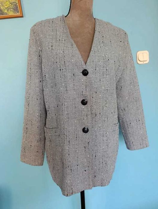 Żakiet rozm M, L, biust 100, z kieszeniami