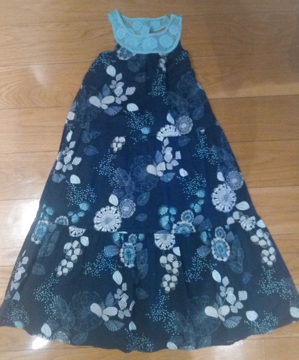 Vestido comprido estampado
