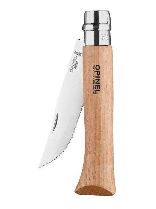 Opinel 12 Кухонный нож Франция зубчастый ніж зубчатий для хліба овочей