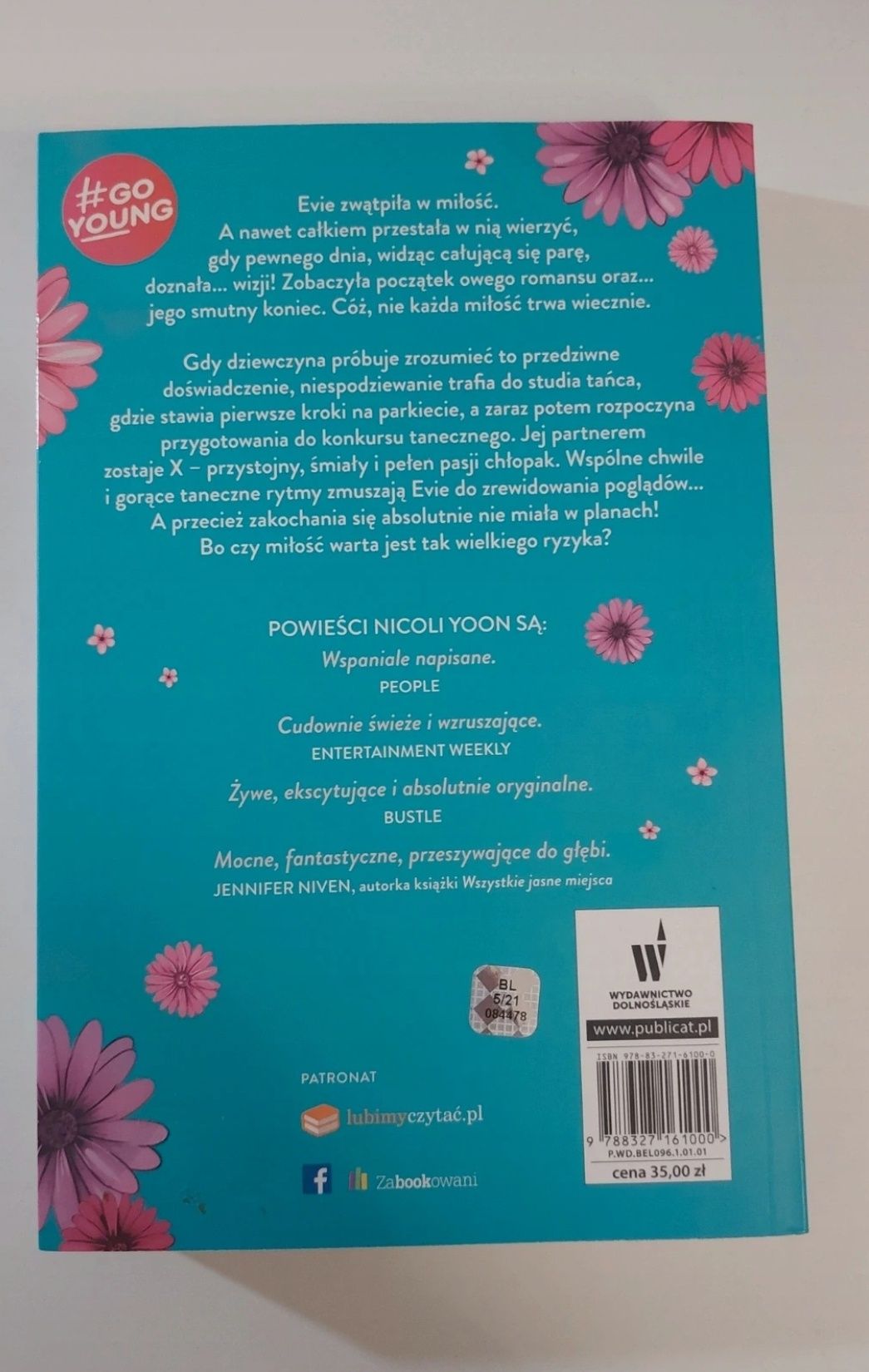 "Kurs tańca dla nie zakochanych" Nicola Yoon