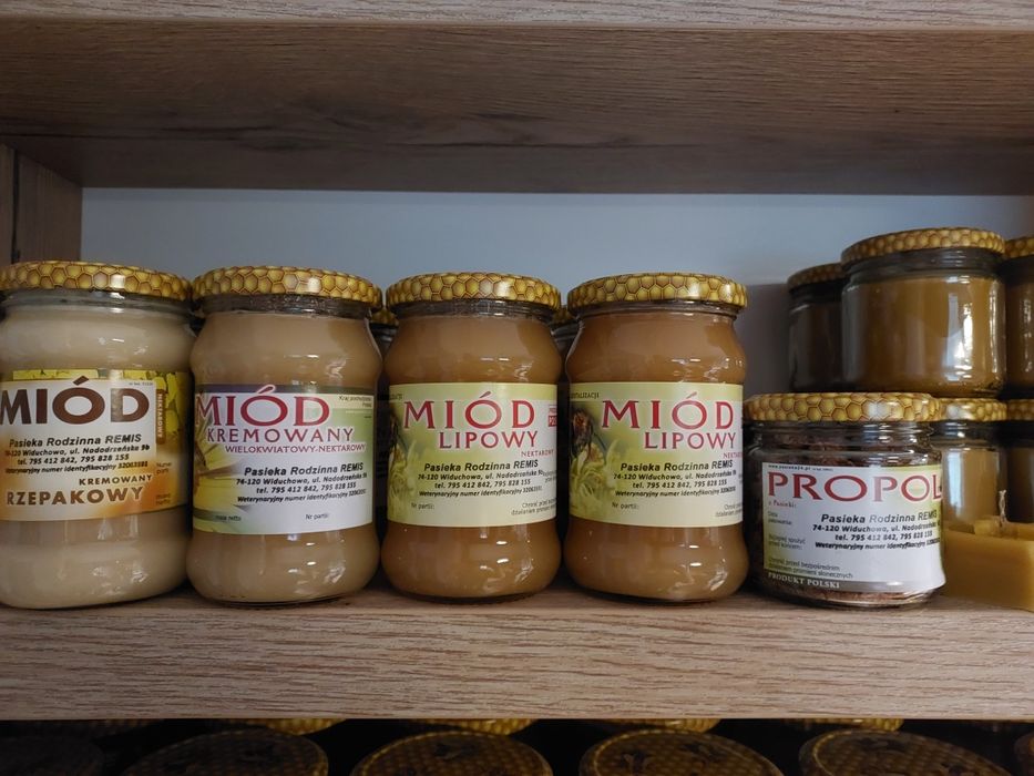 Miód Lipowy z Własnej Pasieki