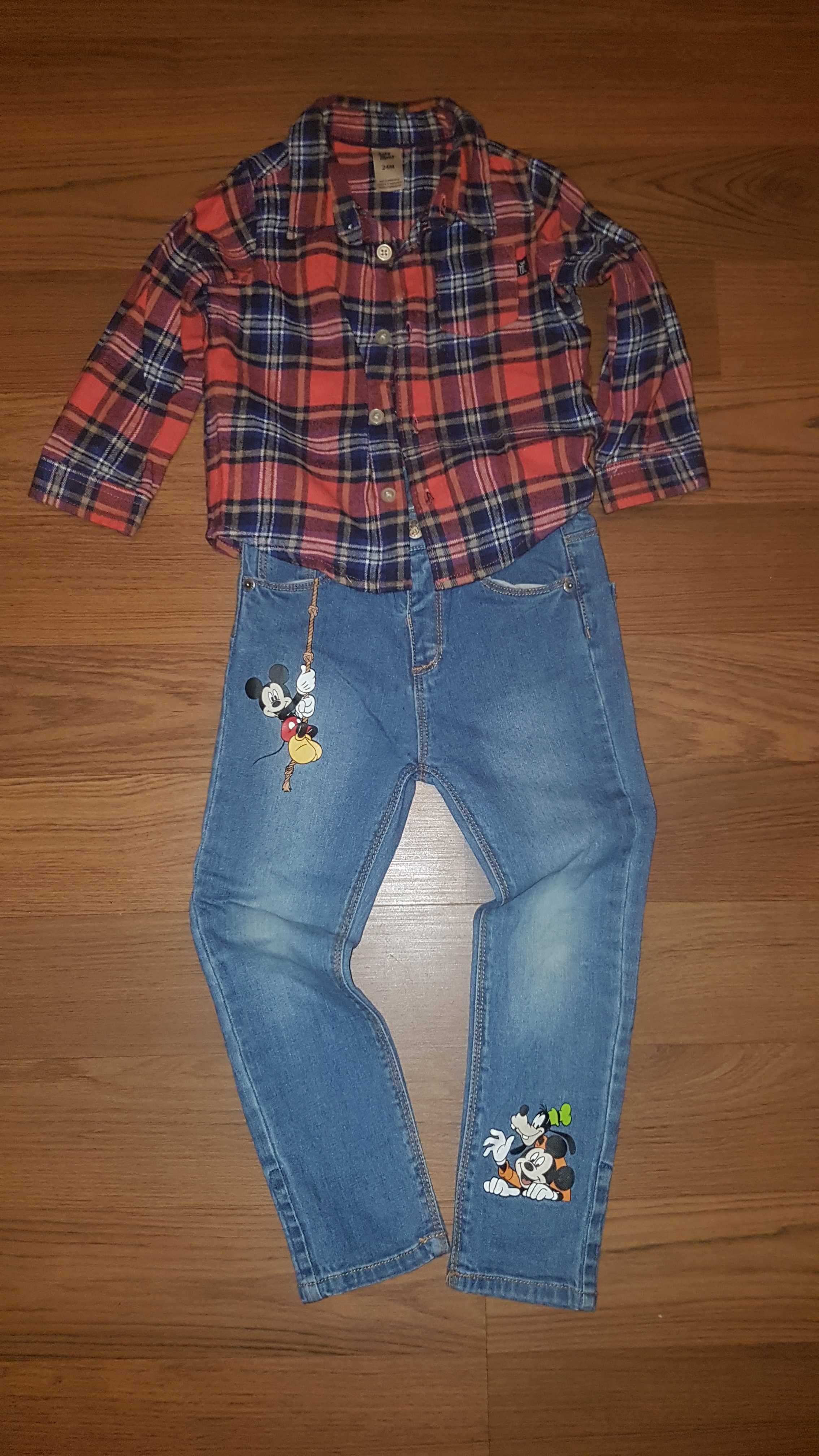 Koszula w kratę, B'gosh, 2 lata, ok.92/98, święta, Boże Narodzenie