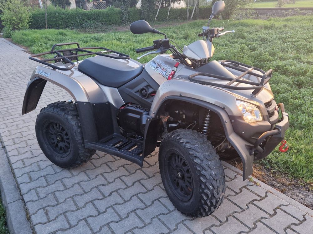 Quad ATV Kymco MXU 450, homologacja t3b, hak, rok 2015/2016