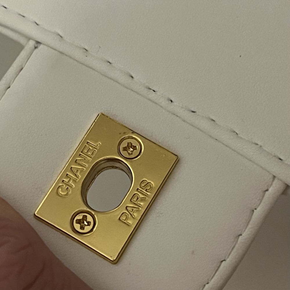 Torebka Chanel biała + komplet opakowań!!