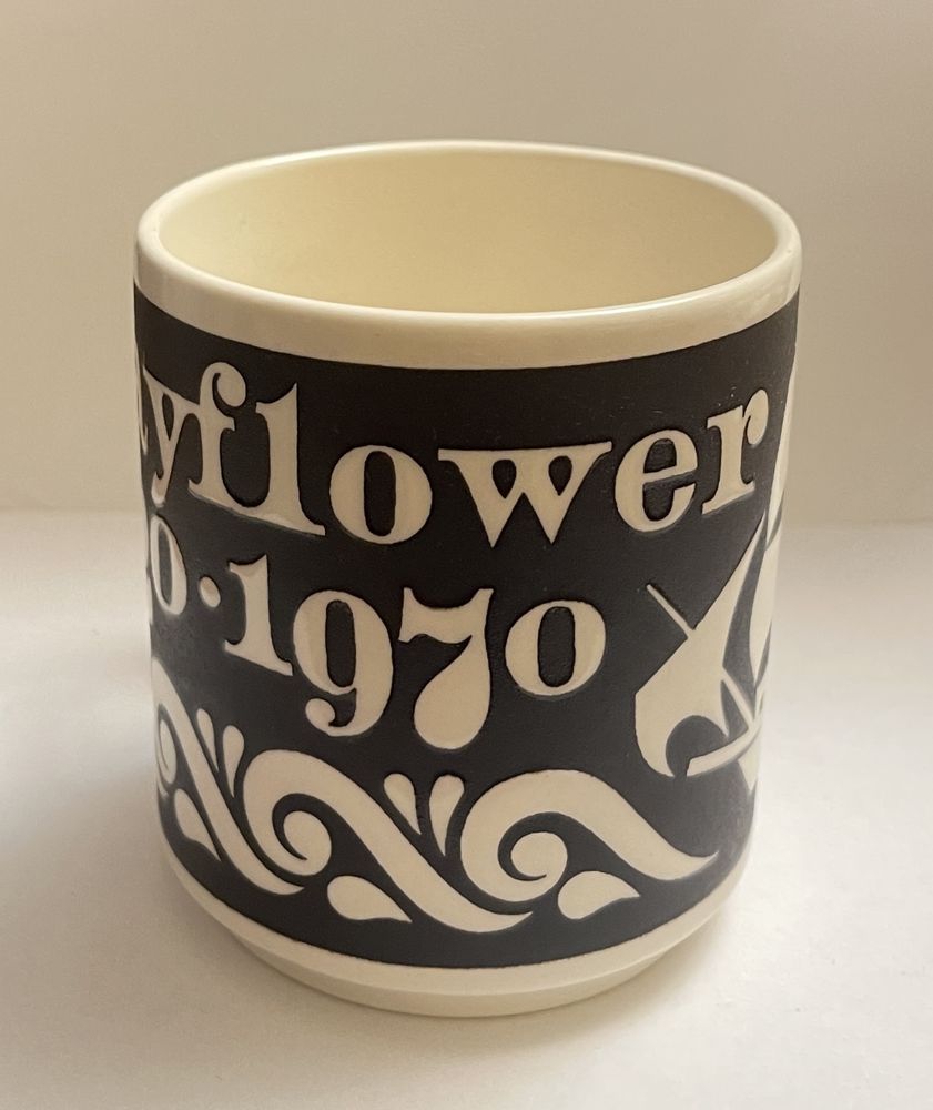 Kubek kolekcjonerski ceramiczny Hornsea Mayflower England