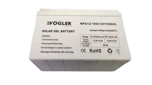 Гелевий акумулятор VOGLER NPG12-100 100Ah