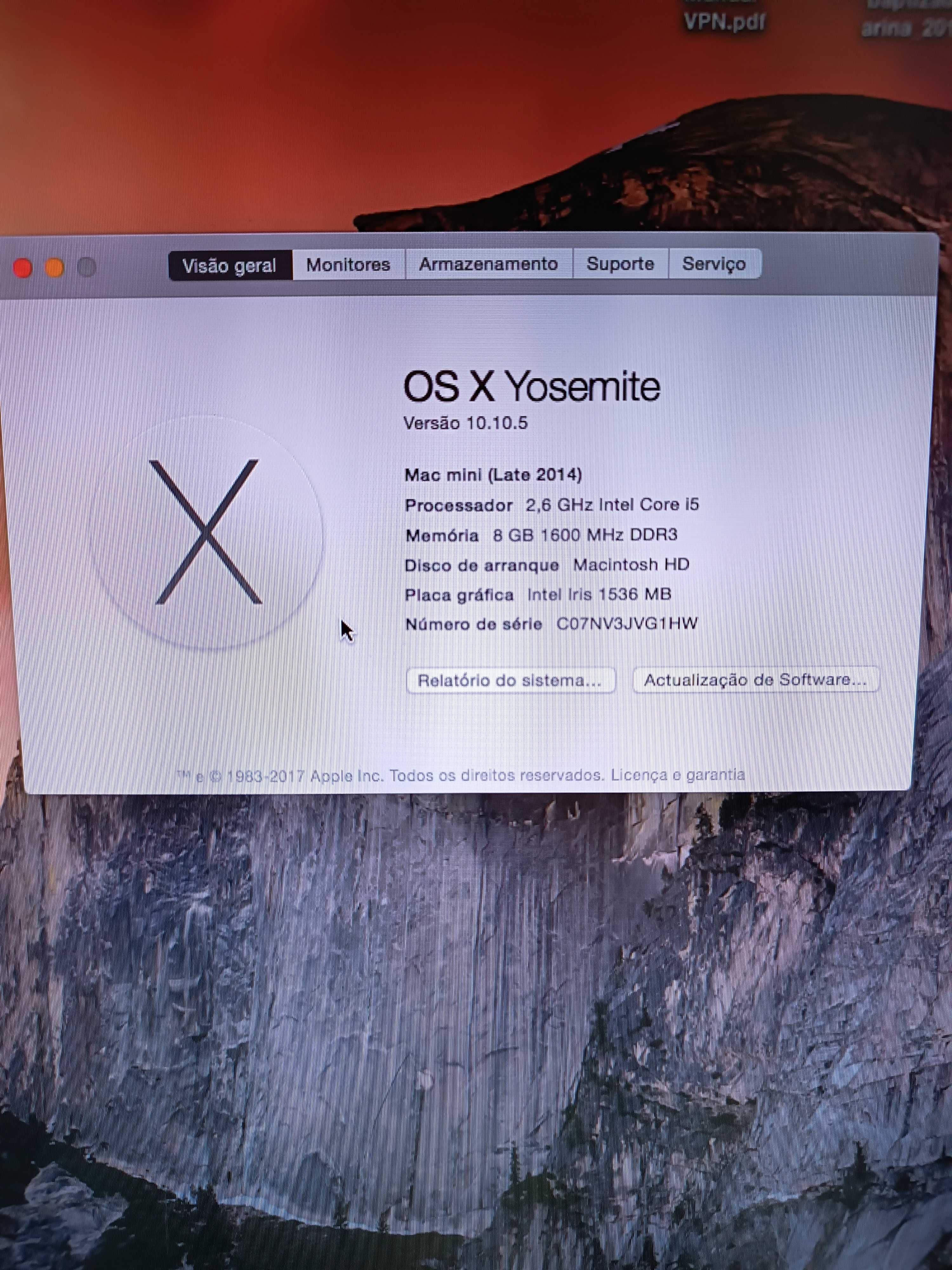 Mac Mini late 2014 8gb/SSD 500gb + teclado