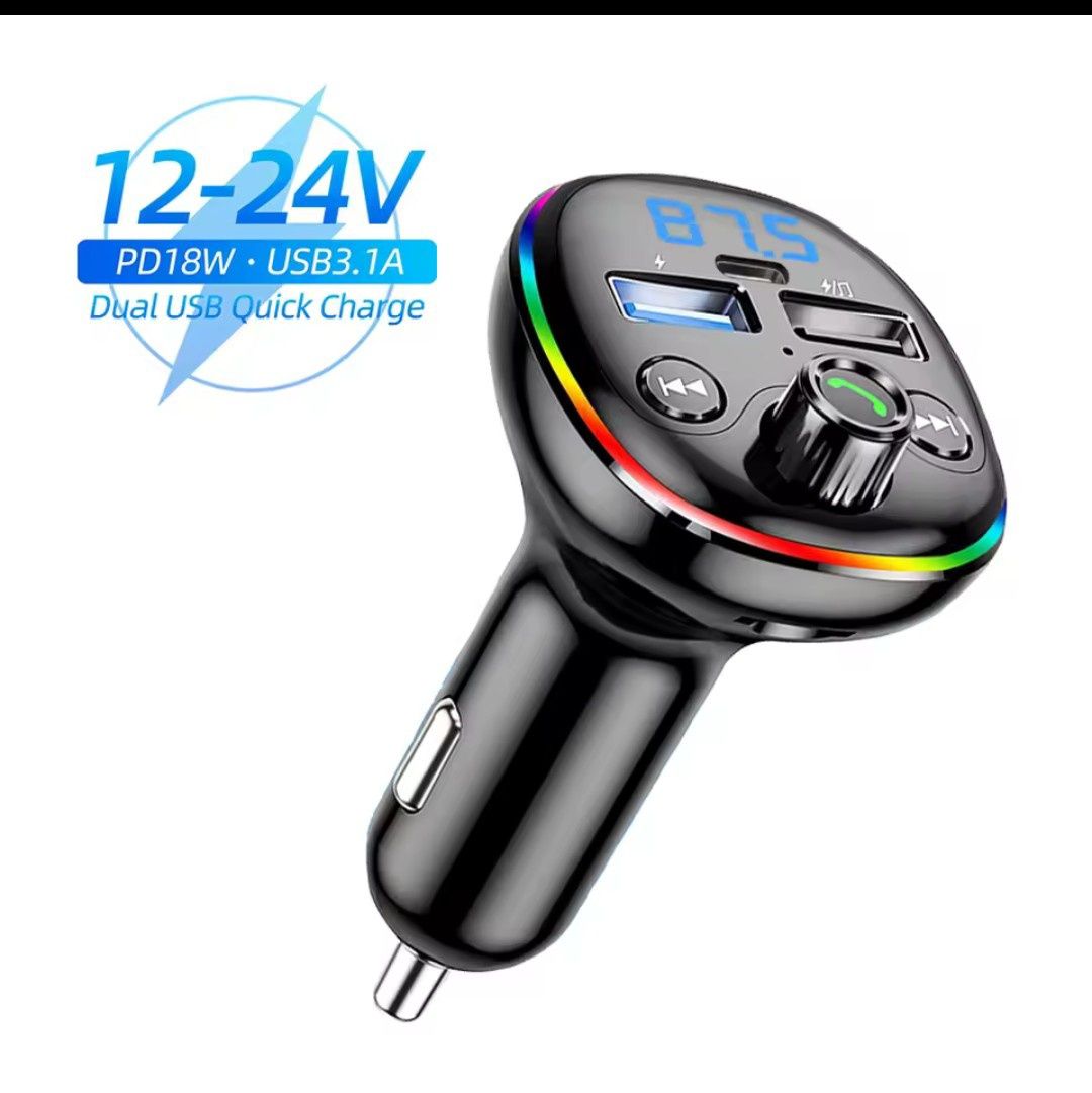 Transmter FM samochodowy