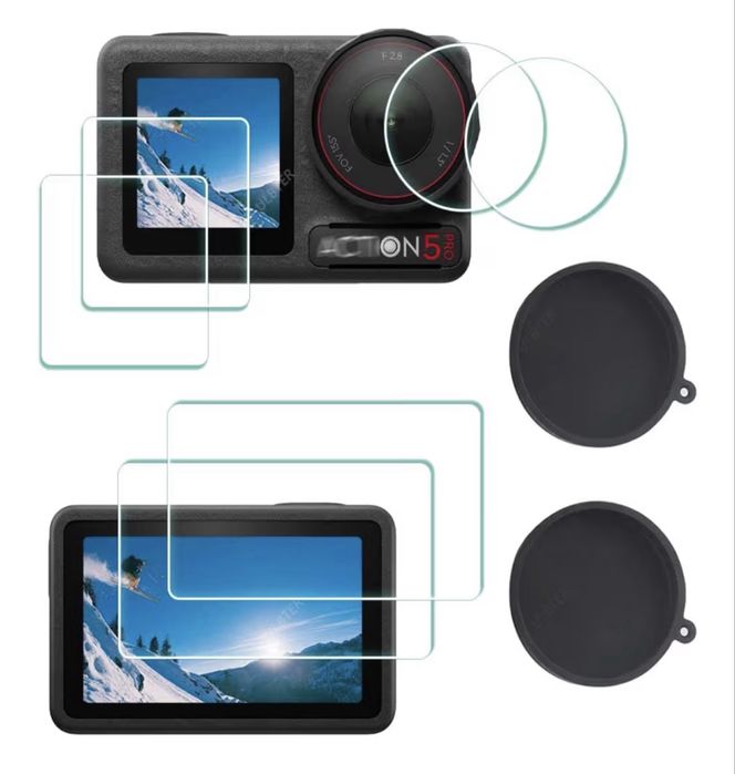 DJI Action 5 Pro + 58 Acessórios + Filtros ND + Floating Case + SPrt