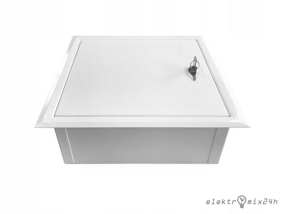 Rozdzielnica elektryczna wnękowa pod elewacje, gniazda 2x230V + 0-1