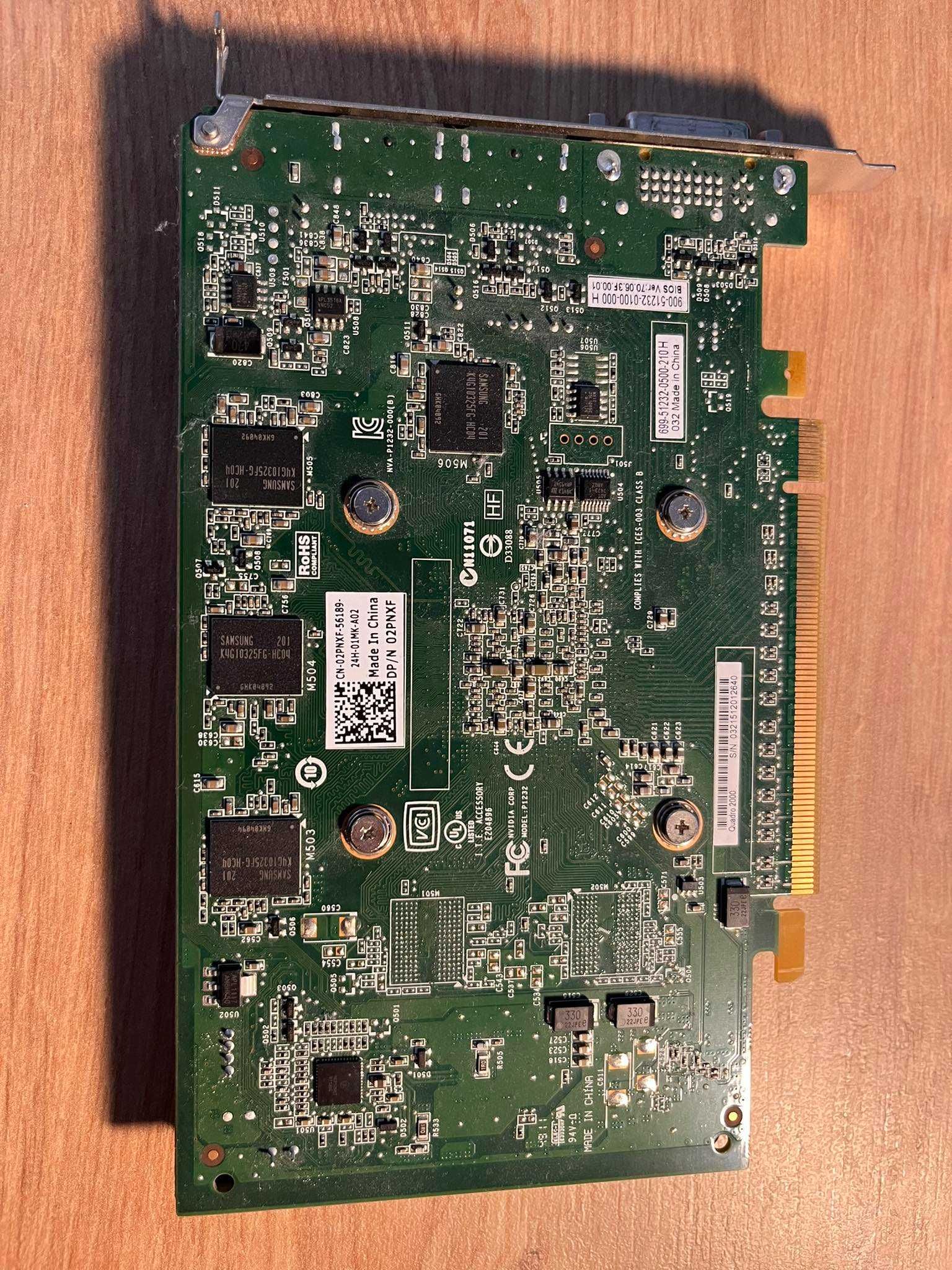 NVIDIA Quadro 2000, 1gb