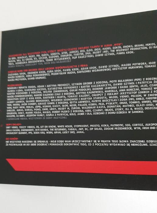 Płyta /WGW/ Tomasza Chady