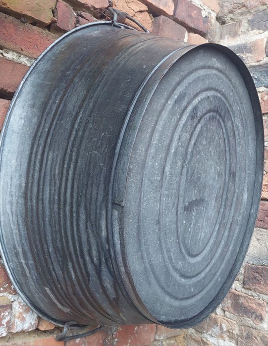 Stara wanna balia ocynk blaszana donica prl polecam