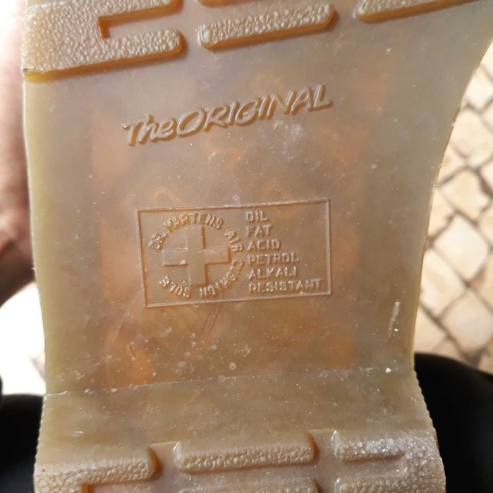 Botas Dr. Martens do modelo 1919 com biqueira de aço (uni-sexo nº 43)