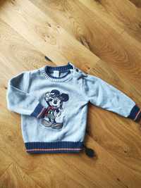Sweterek C&A r.80 Myszką Miki