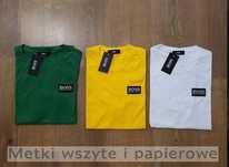 Hugo boss koszulki męskie M do 2xl logo wyszywane
