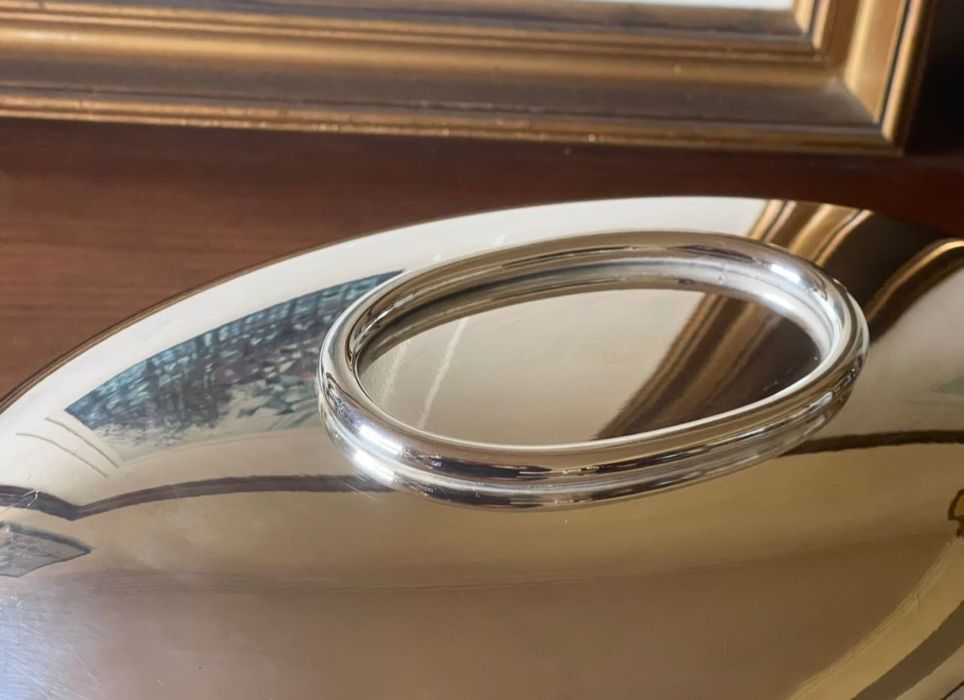 Taça Zanetto oval prateada