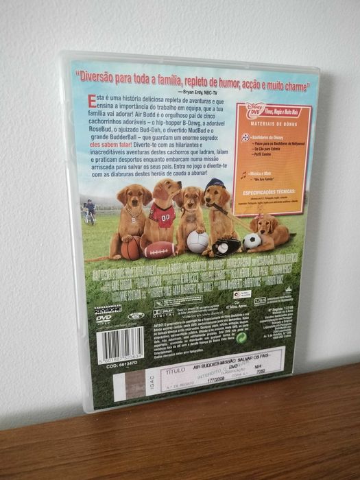 Filme DVD: Air Buddies Missão Salvar os Pais