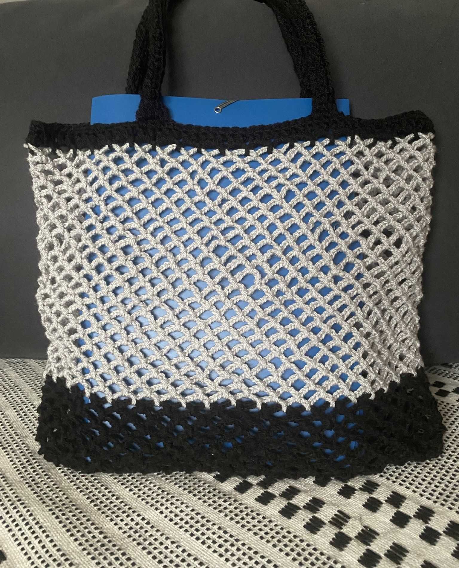 Siatka torba handmade