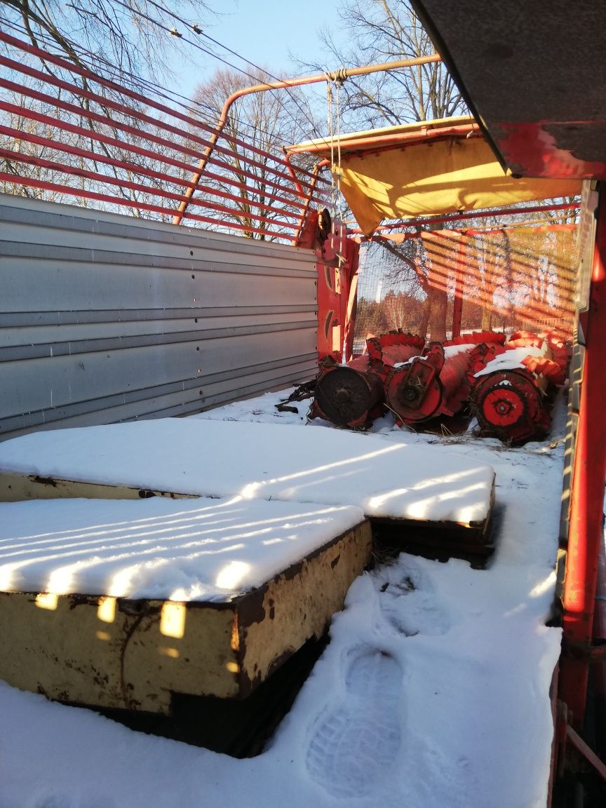 KRONE TURBO TITAN 5000 HSL 3503 HSD 5002 części podbieracz burty siłow