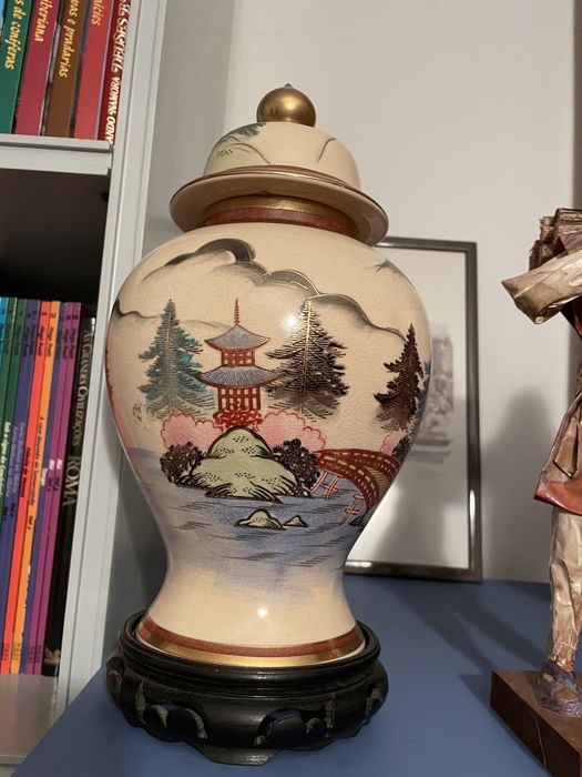 Pote em porcelana Egípcio, Panda