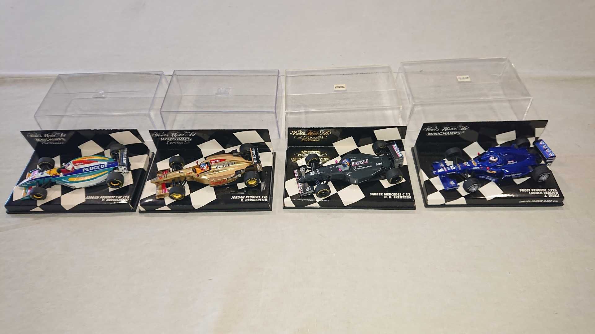 4 x F1 Minichamps + Ferrari F1-90 Hot Wheels (Escala 1:43)