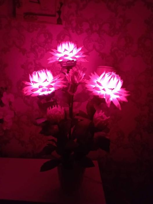 Світильник "Чарівні жоржини" з ізолону