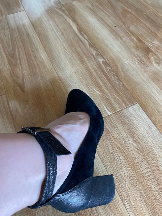 Туфлі жіночі замшеві, 38 розмір, 24 см устілка