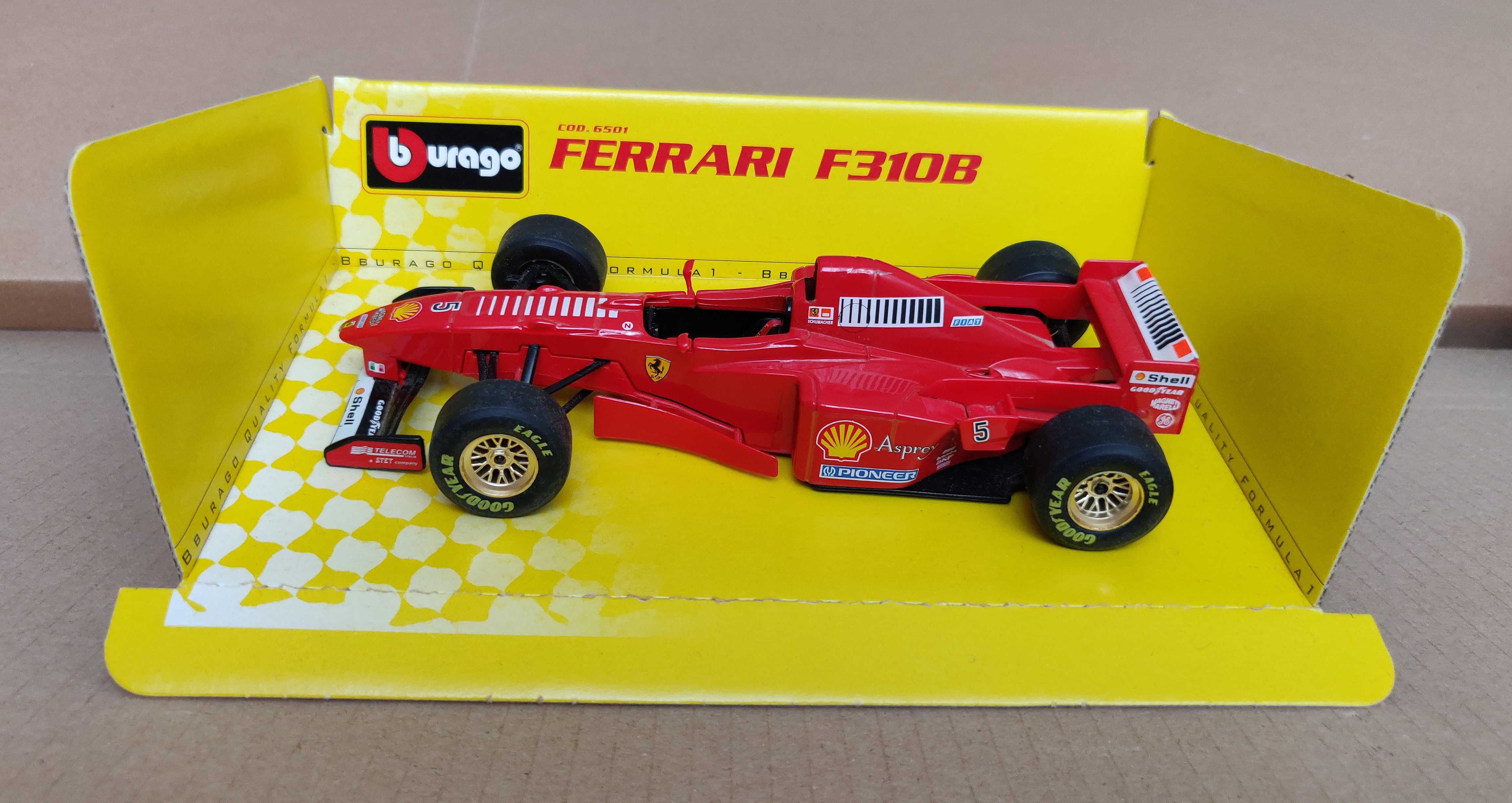 Carros coleção vários, Ferrari F310B F1 (Burago), etc