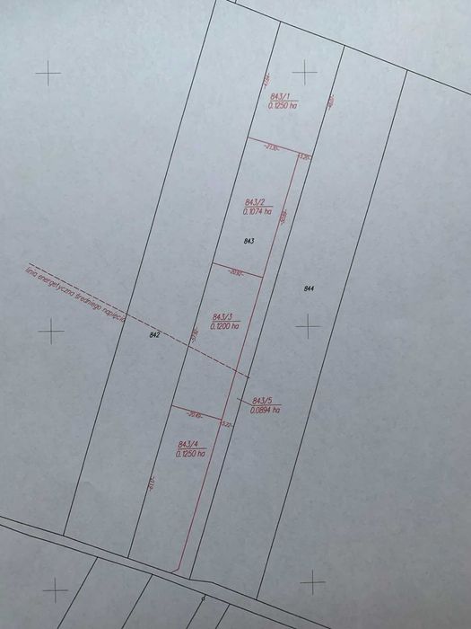 Sprzedam działki z warunkami zabudowy o powierzchni 1100 m2 - 1200 m2