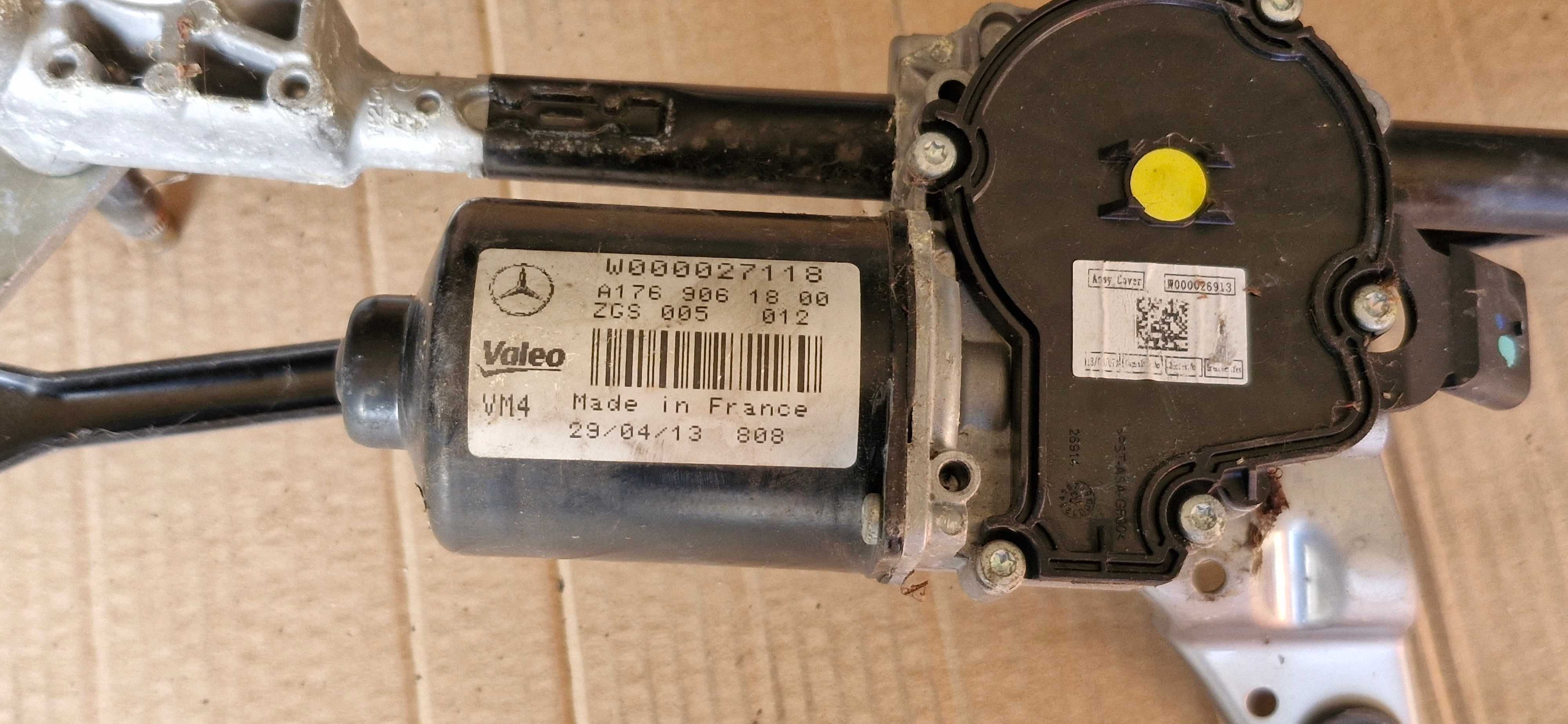 Motor Limpa vidros Mercedes A180 (W176). Mod 2013.