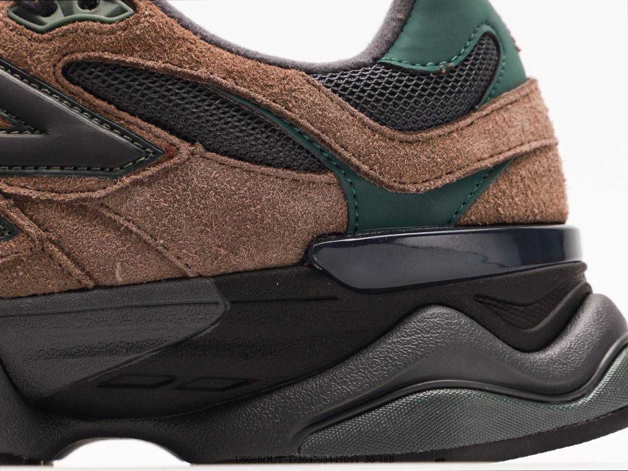 Жіночі кросівки New Balance 9060 коричневий з чорним nb982 ХІТ