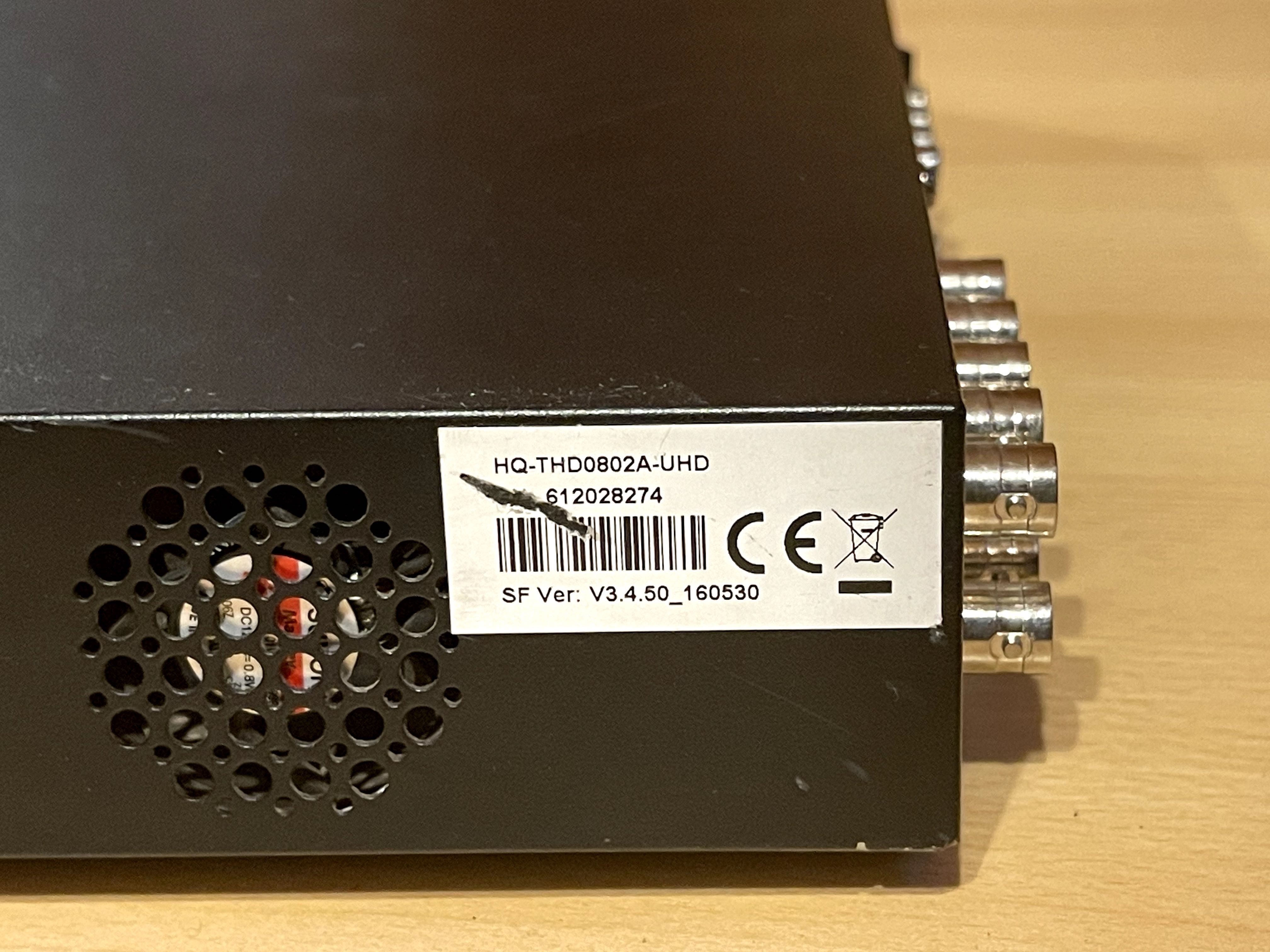 Rejestrator 8 kanałów analog, 2 IP, aplikacja HIKVISION, THD-0802A-UHD
