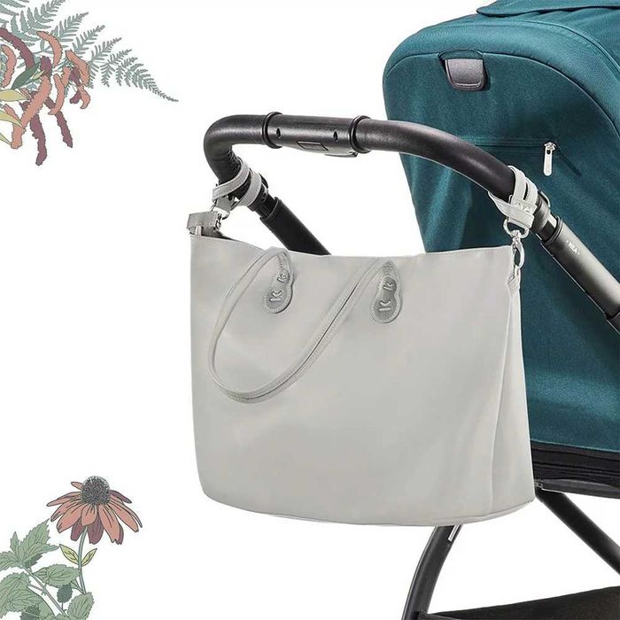 Nowa Duża torba do wózka / dla mamy Dark Grey Kinderkraft + przewijak