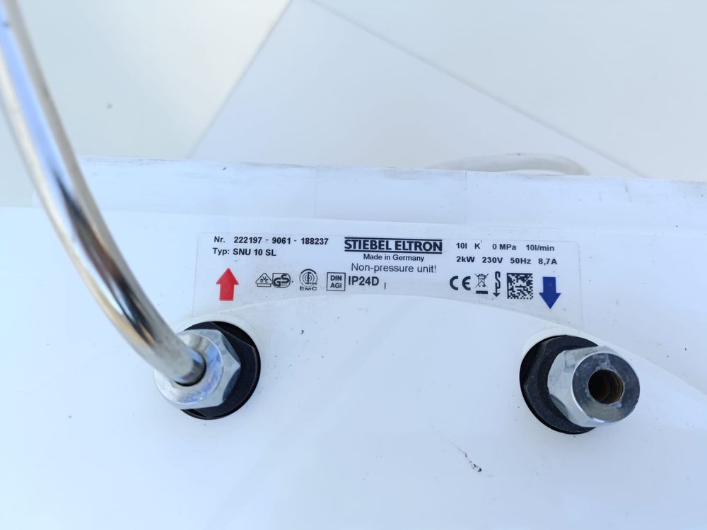 podgrzewacz wody pojemnościowy ogrzewacz bojler stiebel Eltron SNU10SL