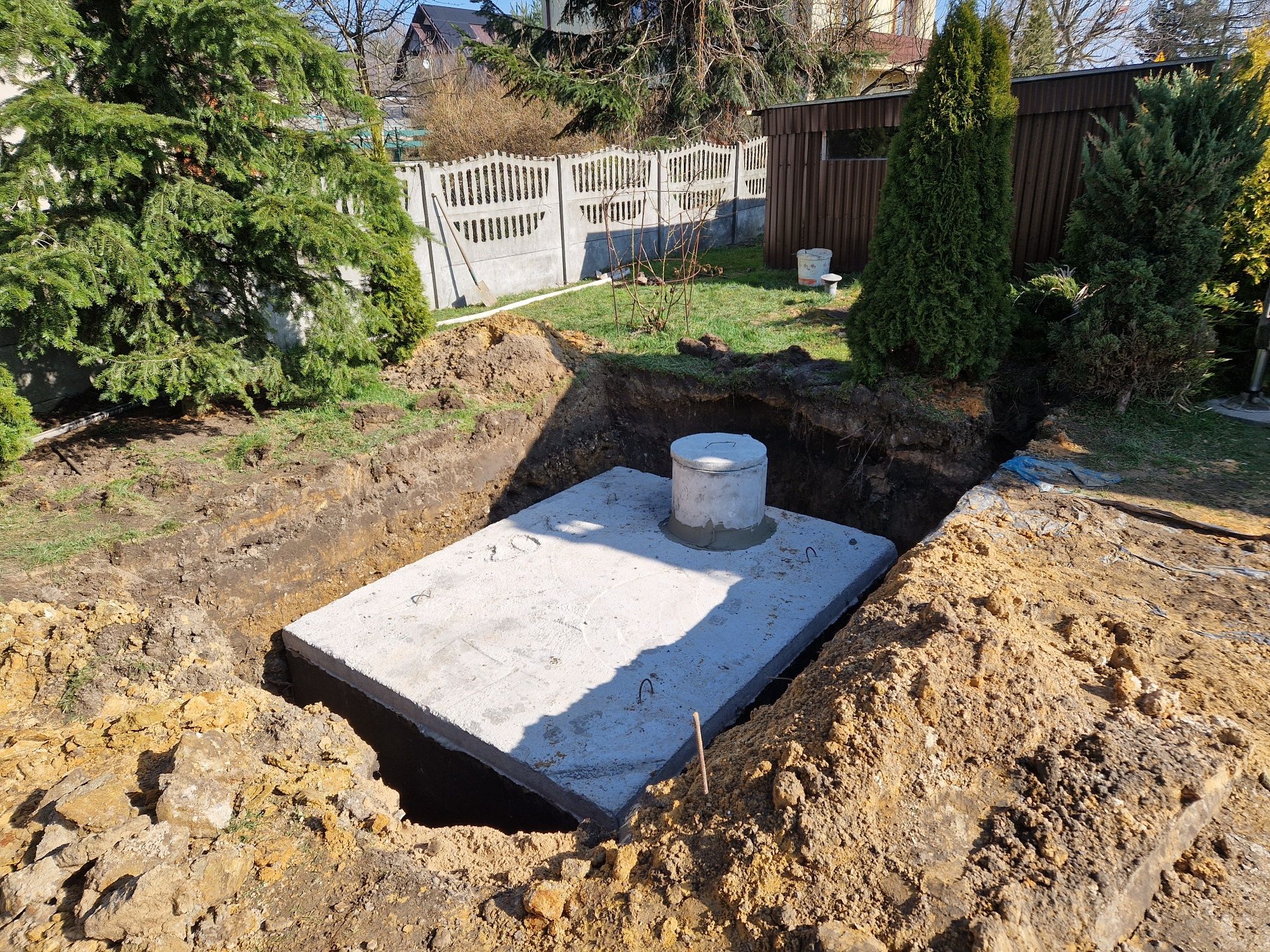 Zbiornik betonowy 10m3 Moja Woda Dofinansowanie Szamba betonowe 8,10m3
