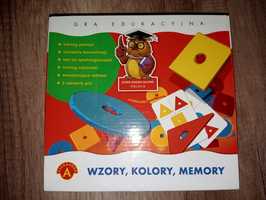 Gra edukacyjna wzory kolory memory
