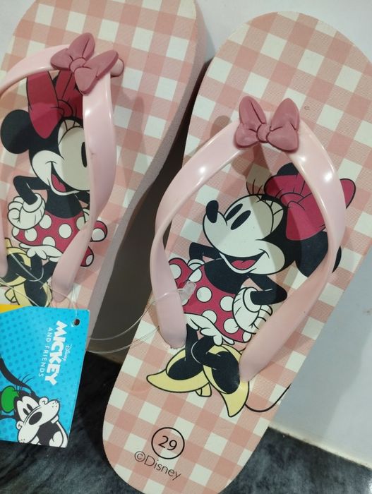 Chinelos Minnie Novos do El Corte Inglês - Tam. 29