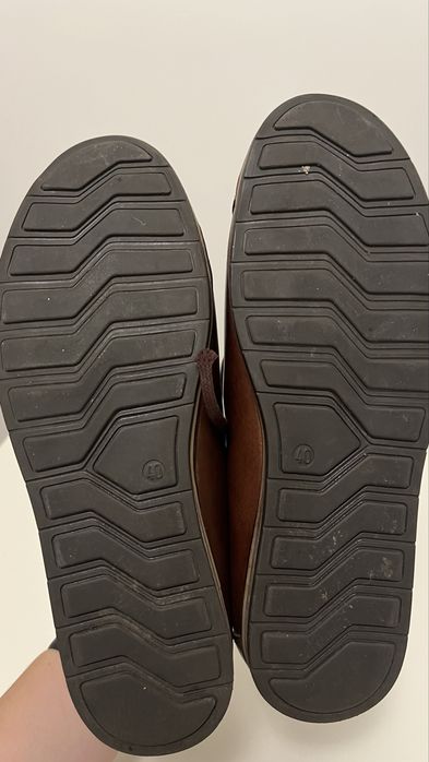 Brązowe buty męskie połbuty esko 40