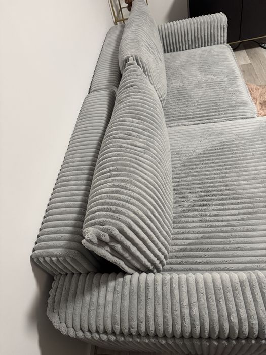 Sztruksowy narożnik z funkcją spania LILLI