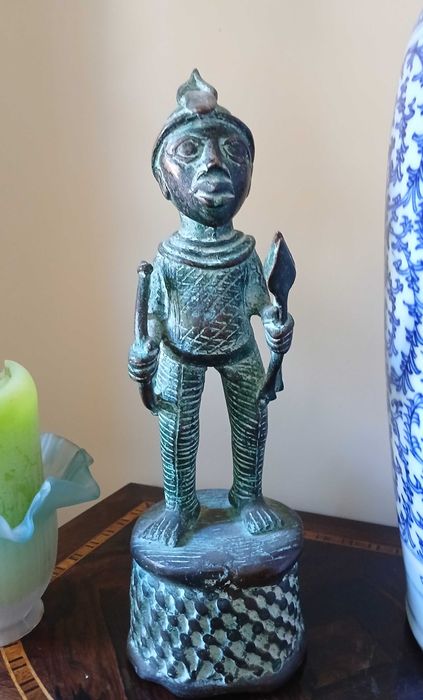 Escultura africana em bronze Séc XIX