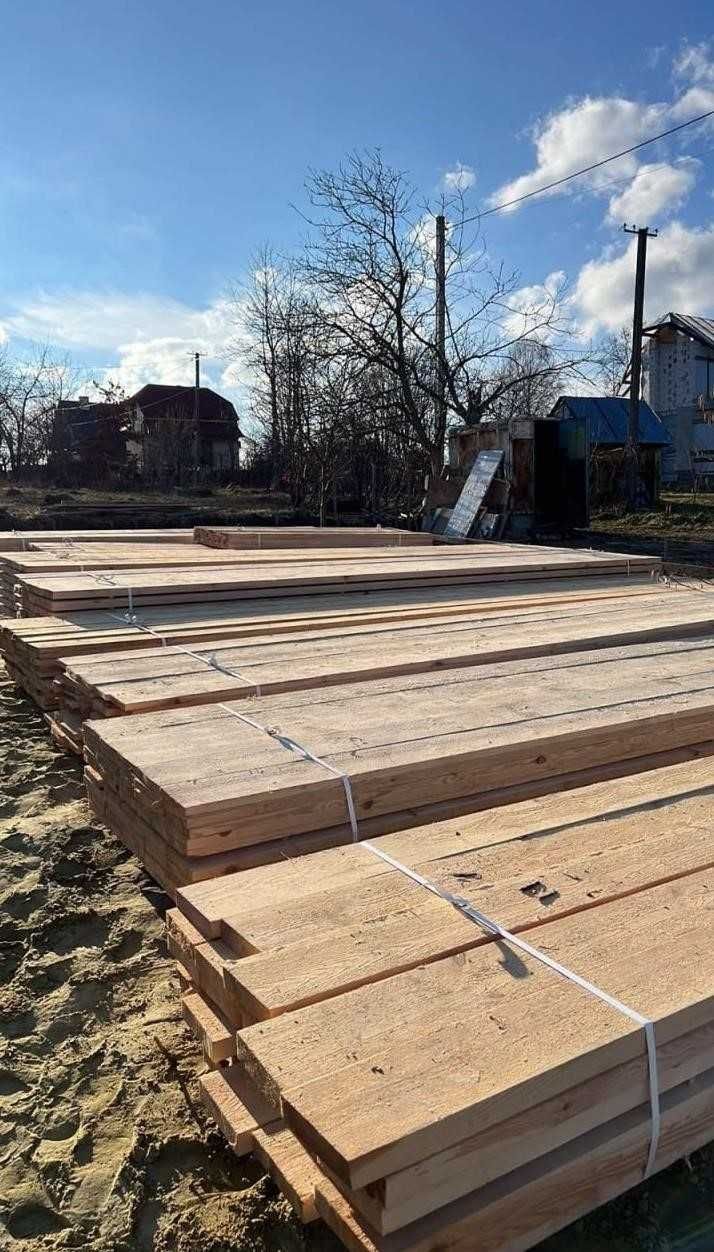 Пиломатеріали від 5м.куб, Дошка 150*25*3м (брус, рейка, кроква, доска)