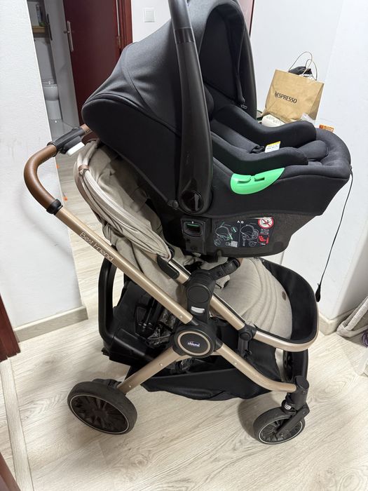 Conjunto Kiros Evo, Carrinho Passeio Best Friend, Isofix Kiros Chicco