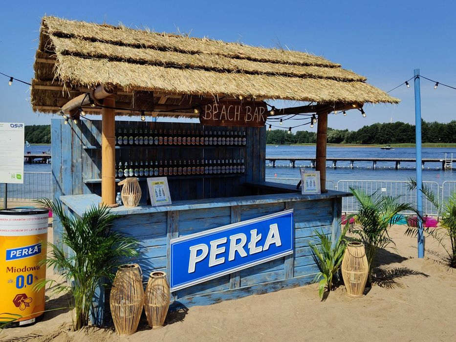 Wynajem, rental, budowa Beach Baru, strefy chill out, meble eventowe