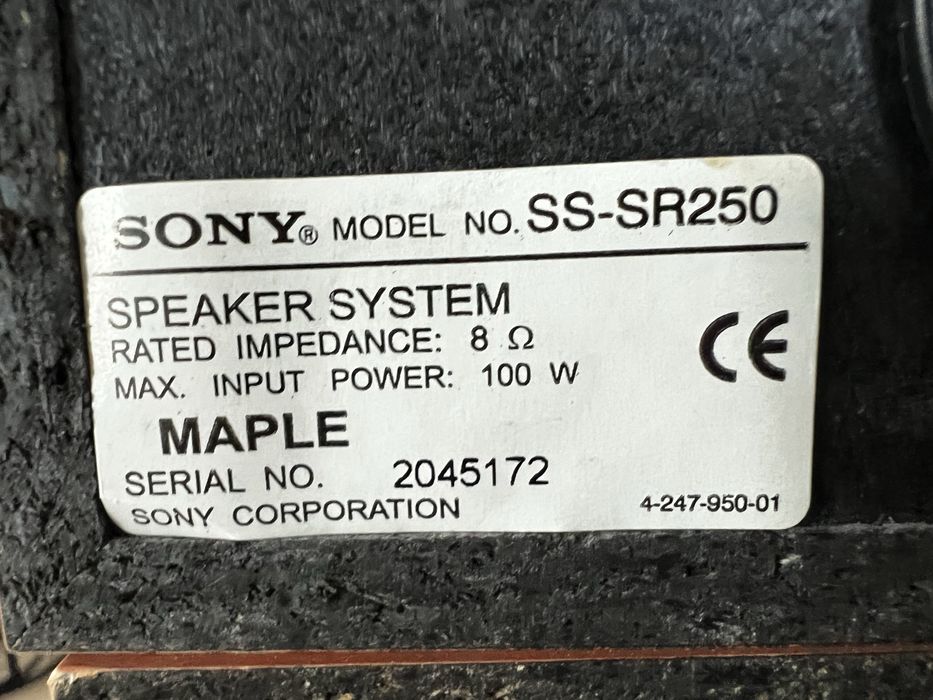 Zestaw kolumny do kina domowego Sony