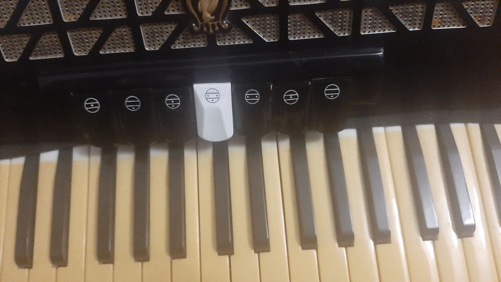 Acordeon com teclas em bom estado