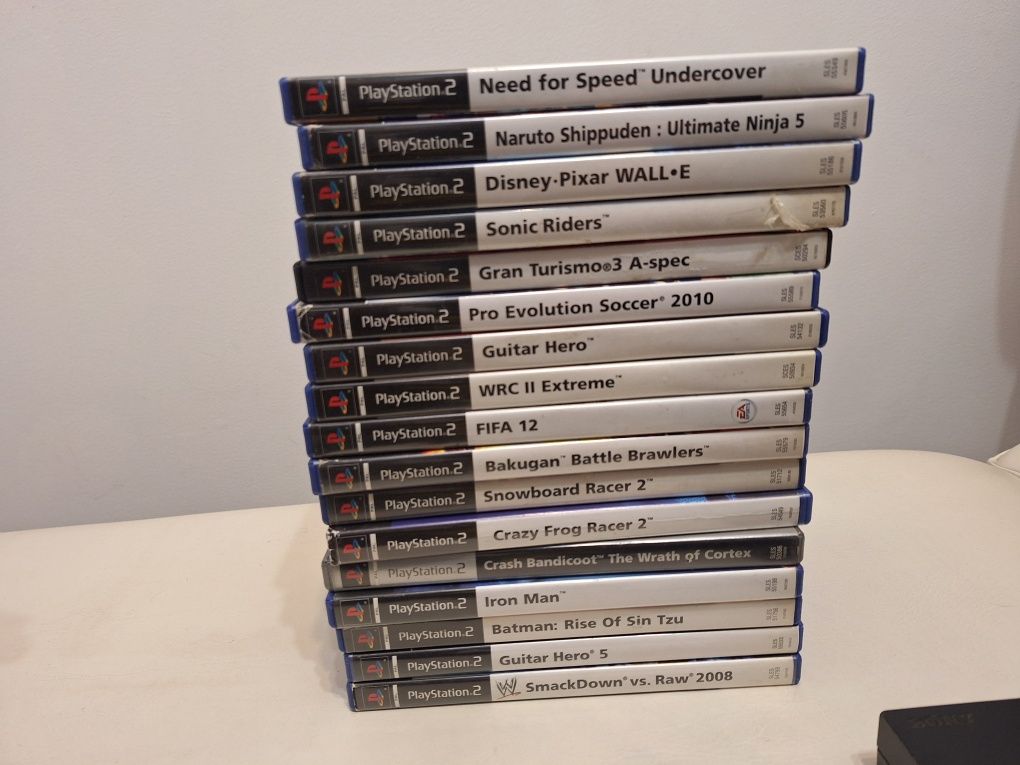 PS2 + Acessórios e 19 Jogos