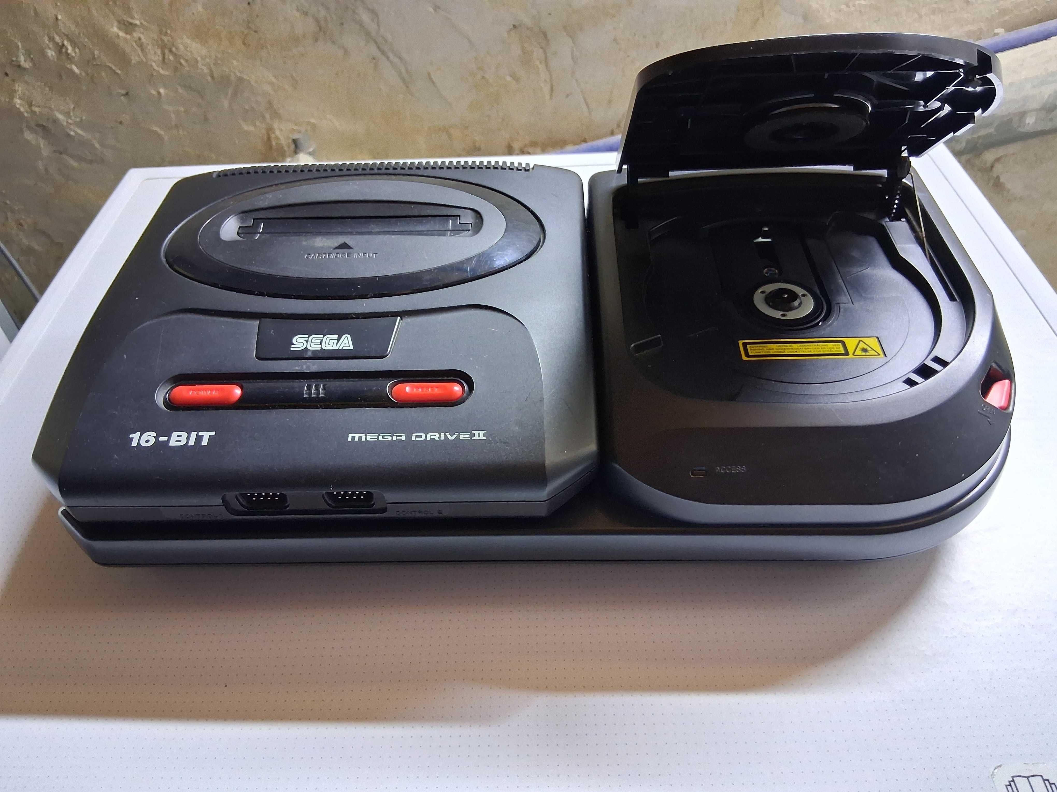 Sega Mega Cd e Mega Drive + Jogos